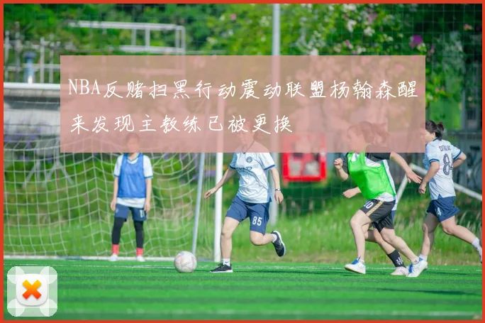 NBA反赌扫黑行动震动联盟杨翰森醒来发现主教练已被更换